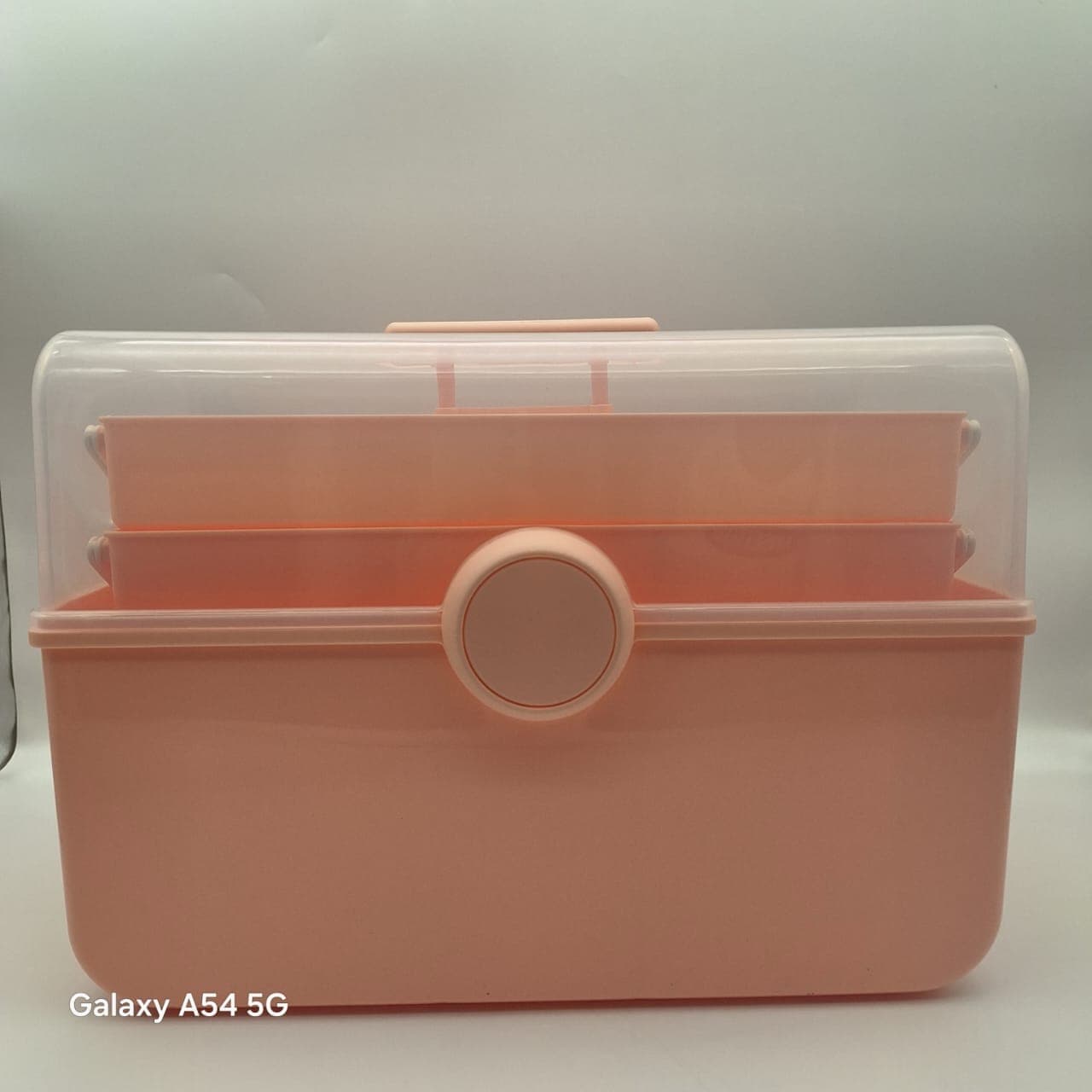 Caja Organizadora Multiuso Mediana con Sistema Plegable y Cierre Giratorio