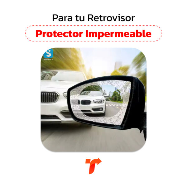 Protector Adherente para Retrovisor Impermeable