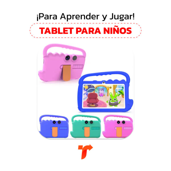 Tablet para Niños Con Forro Divertido