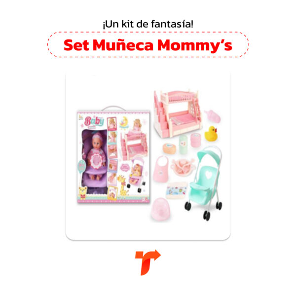 Set Muñeca Mommy's