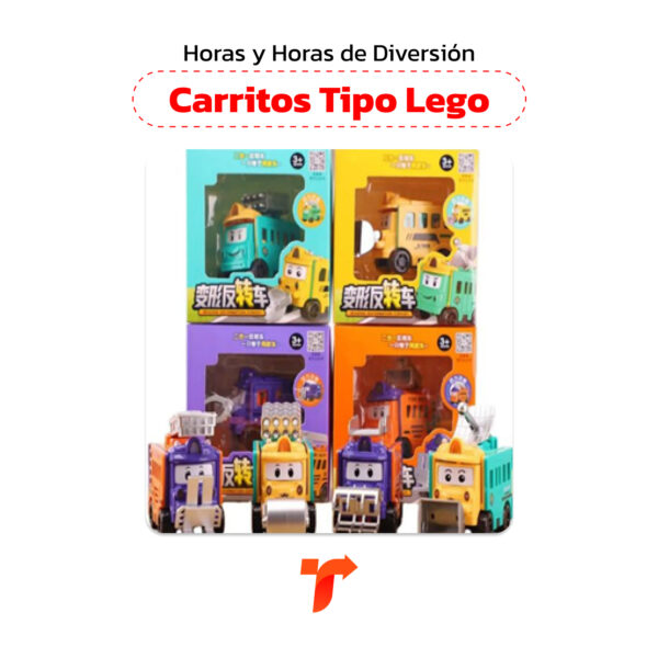 Carritos tipo Lego